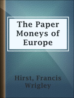 cover image of The Paper Moneys of Europe